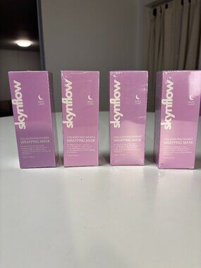 4 Skynflow Collagen Niacinamide Wrapping Masks 75ml (2.54 fl. oz.) tubes. Sealed